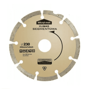 Wkret-Met TDS SEGMENTIRANI diamantni disk 230 mm kovinski vijak