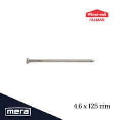 Wkret-Met Gradbeni žeblji Wkręt-met 4,6x125 črni 5 kg