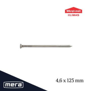 Wkret-Met Gradbeni žeblji Wkręt-met 4,6x125 črni 5 kg