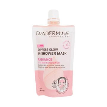Diadermine Express Glow In-Shower Mask Radiance maska za obraz za vse tipe kože 50 ml za ženske