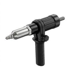 Vixson Nastavek za kovičenje za vrtalnik 8 mm, jeklen, 4 šobe, adapter | RIVETY