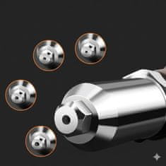 Vixson Nastavek za kovičenje za vrtalnik 8 mm, jeklen, 4 šobe, adapter | RIVETY