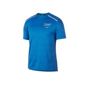 Nike Majice za tek modra S Dry Miler Top