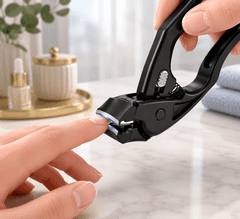 FRILLA® Strižnik za debele nohte, široka odprtina, nerjaveče jeklo, ergonomski ročaj | SNIPZILLA