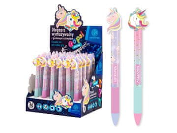 Astra Gumirano klik pero AstraPEN Oops! Unicorn, 0,5 mm, modro, 1 kos, stojalo, 201023001