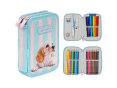 Astra Dvonadstropna torba za pisala s kompletom AstraBAG Puppy Line, AC21, 503026063