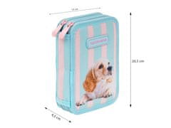 Astra Dvonadstropna torba za pisala s kompletom AstraBAG Puppy Line, AC21, 503026063