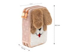 Astra Dvonadstropna torba za pisala z opremo AstraBAG Fluffy Puppy, AC21, 503026024