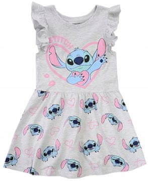 Eplusm POLETNA BOMBAŽNA OBLEKA STITCH STICZ Z NABRANČKI siva melange 92 D081J