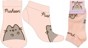 Eplusm PUSHEEN KITTY GIRL'S PRAVLJIČNE NOGAVICE ZA STOPALKE marelična 31/34 D040U