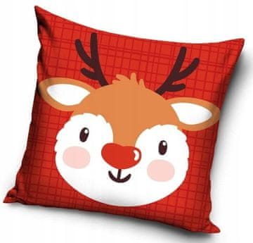 Carbotex PREVLEKA ZA VZGLAVNIK 40x40 božično darilo RUDOLF W05B