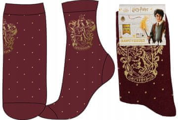 Eplusm HARRY POTTER FANTOVSKE NOGAVICE PRAVLJIČNE BORDO 27/30 D041K