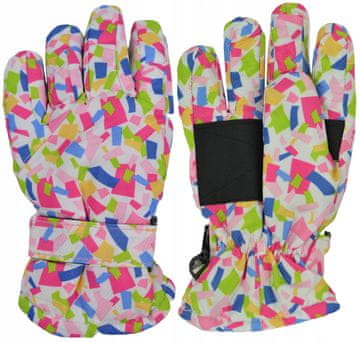 YOCLUB DEKLIŠKE ZIMSKE ROKAVICE SNEG ROKAVICE ORTALION 14cm 98/116 N026G