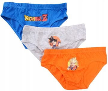 Eplusm DRAGONBALL Z HLAČKE ZA FANTKE, PAKET 3 BOMBAŽNIH HLAČK 110/116 D028N