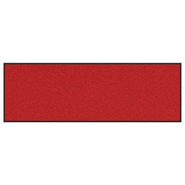 Vidaxl Doormat Rdeča in črna 60 x 180 cm 100% poliamid