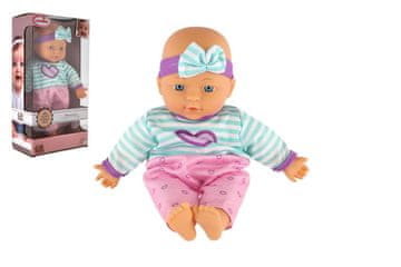 Teddies Lutka My Little Friend z lokom 30cm