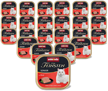 Animonda ANIMONDA Vom Feinsten Senior goveja mokra hrana za mačke 25x100g