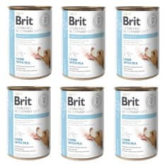 Brit Grain Free Vet Diets Dog Obesity Lamb & Peas - mokra hrana za pse - 6 x 400 g