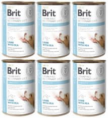 Brit Grain Free Vet Diets Dog Obesity Lamb & Peas - mokra hrana za pse - 6 x 400 g