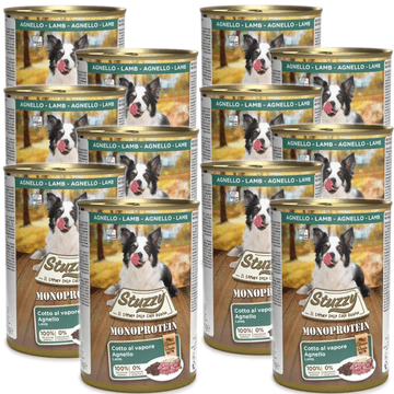 STUZZY Monoprotein Lamb - mokra hrana za pse - 12 x 400 g