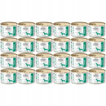 4VETS 4VETS Natural Hepatic Dog - mokra hrana za pse - 24 x 185 g