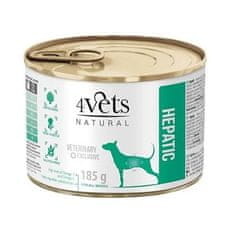 4VETS Natural Hepatic Dog - mokra hrana za pse - 24 x 185 g