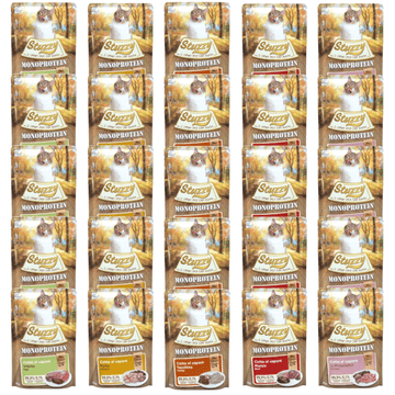 STUZZY STUZZY Monoproteinska mokra hrana za mačke z mešanico okusov 25 x 85 g