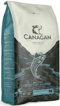 Canagan Canagan škotska suha hrana za pse z lososom 6 kg
