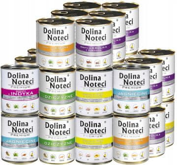 DOLINA NOTECI Premium mokra hrana za pse mešanica okusov 24 x 800 g