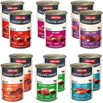 shumee ANIMONDA Grancarno Adult mešanica okusov 10+2x400g GRATIS
