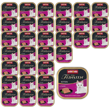 Animonda ANIMONDA Vom Feinsten Kitten jagnjetina mokra mačja hrana 32x100g