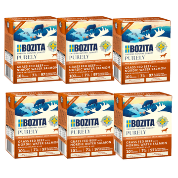Bozita Čisto goveji, lososov polpet 6x370g