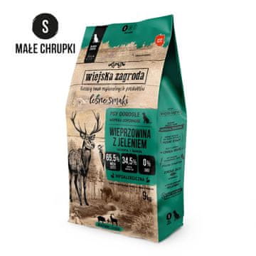 Wiejska Zagroda Country Farm Forest Flavors svinjina z jelenovim čipsom s 9 kg