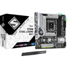 ASRock Matična plošča B760M Steel Legend z brezžičnim omrežjem