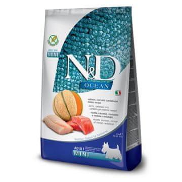 shumee FARMINA N&D OCEAN DOG LOSOS, TRSKA IN MELONA 2,5 kg