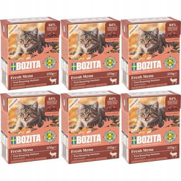 Bozita Mokra hrana za sterilizirane mačke v želeju z Venice 6x370g