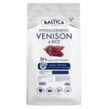shumee BALTICA NUTRACEUTIC Hipoalergena jelenovja hrana L/XL za velike pasme 12 kg