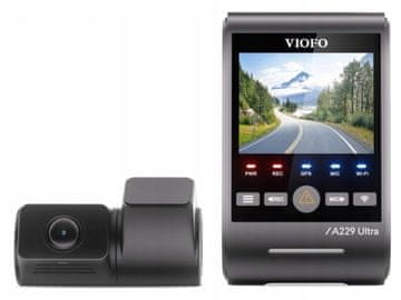 VIOFO VIOFO A229 ULTRA 2CH-G GPS snemalnik poti