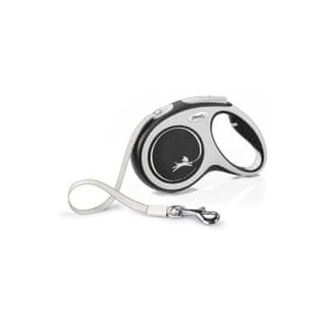 Flexi FLEXI Avtomatski povodec za pse New Comfort, dolžina 8 m, črn