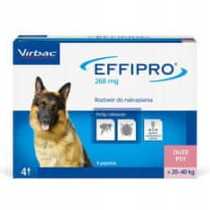VIRBAC EFFIPRO spot-on za velike pse 24 x 268 mg