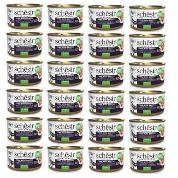 shumee SCHESIR Oceanic Adult Tuna z zobozdravnikom - mokra hrana za mačke - 24 x 70 g