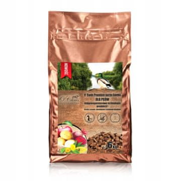 shumee O'Canis Premium suha hrana za pse z raco, prosom in krompirjem 6 kg