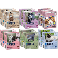 Bozita BOZITA MOKRA HRANA ZA MAČKE Mesni koščki v omaki MEŠANICA OKUSA 12 x 370 g