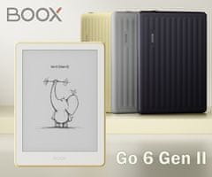 Onyx Boox Go 6 Gen II e-bralnik, 15,24 cm (6"), Android, 32 GB, črn (Plum)