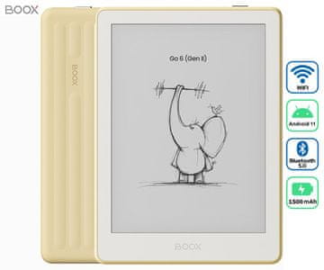 Onyx Boox Go 6 Gen II e-bralnik, 15,24 cm (6"), Android, 32 GB, bež (Custard)