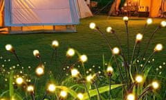 master LED LED solarna vrtna svetilka 73 cm – 10 LED cvetov