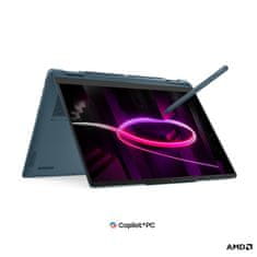 Lenovo Yoga 7 2-in-1 prenosnik, Ryzen AI 7-445, 24GB, SSD1TB, W11H, Tidal Teal