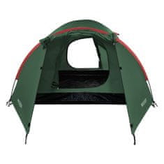 NILS CAMP NC6013 zeleno-rdeč kamping šotor rocker