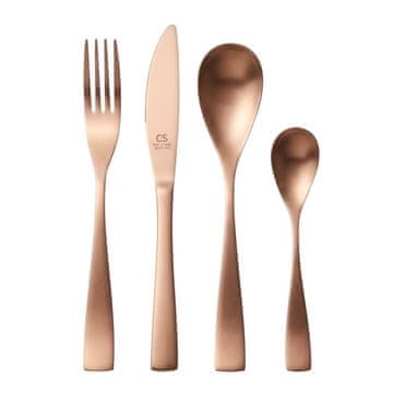 CS Solingen Set pribora iz nerjavečega jekla 24 kosov BOCHOLT ROSEGOLD CS-080181