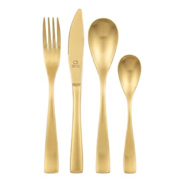 CS Solingen Set pribora iz nerjavečega jekla 24 kosov BOCHOLT GOLD CS-080167